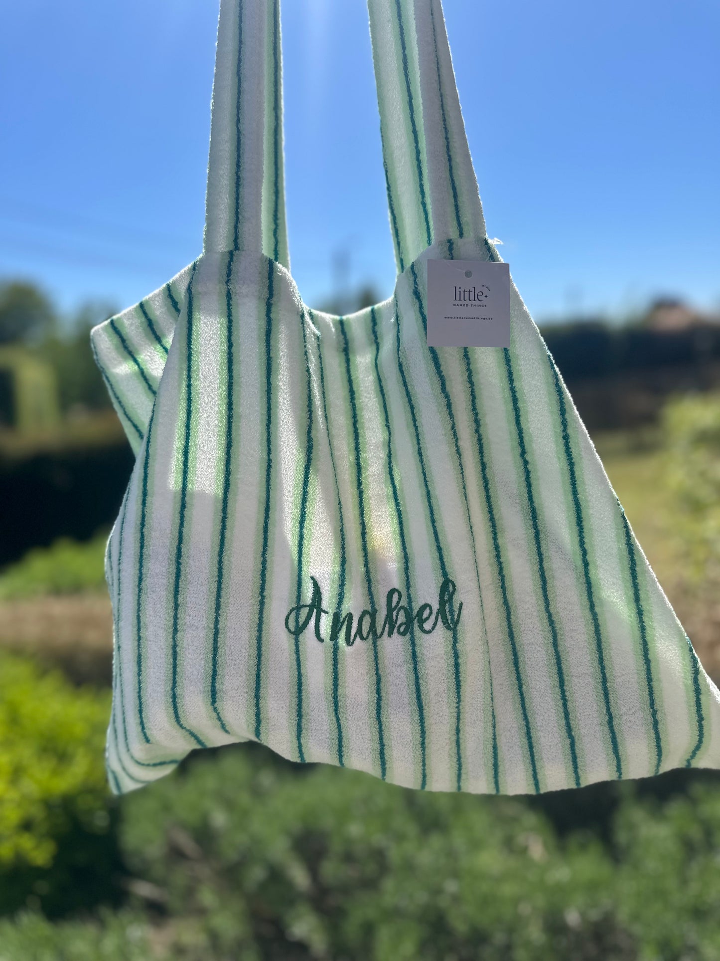 Tote bag in badstof