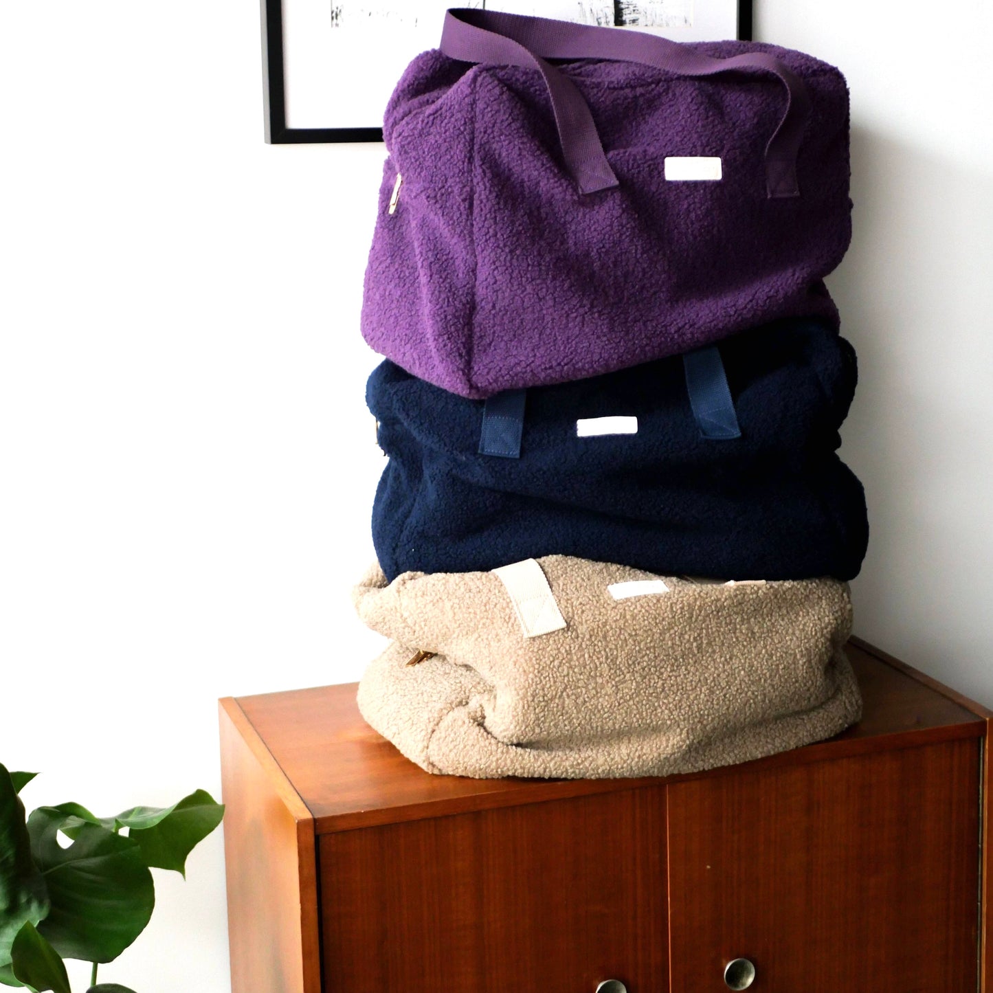 Weekendtas teddy  |  3 kleuren