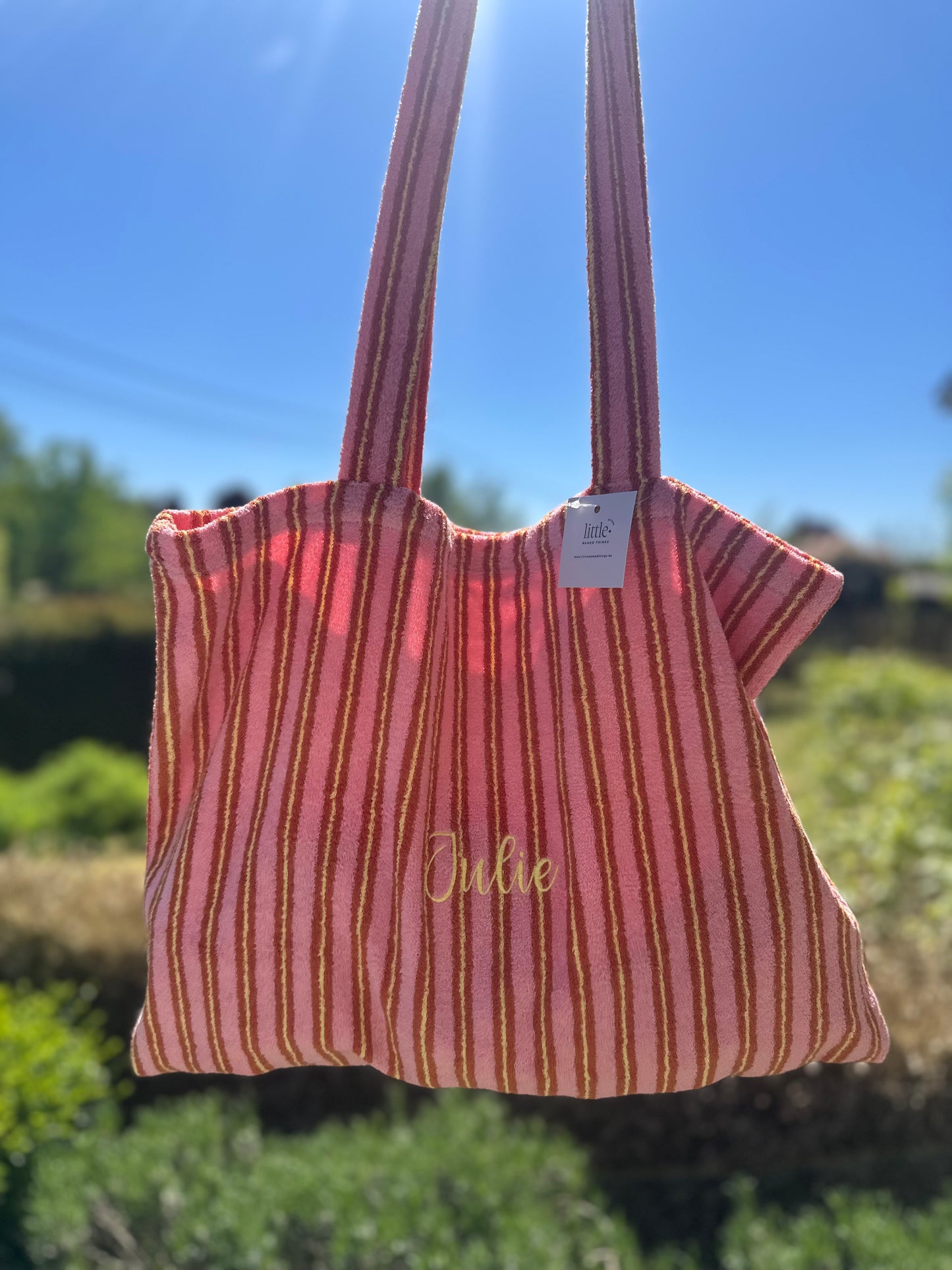Tote bag in badstof