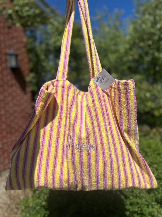 Tote bag in badstof