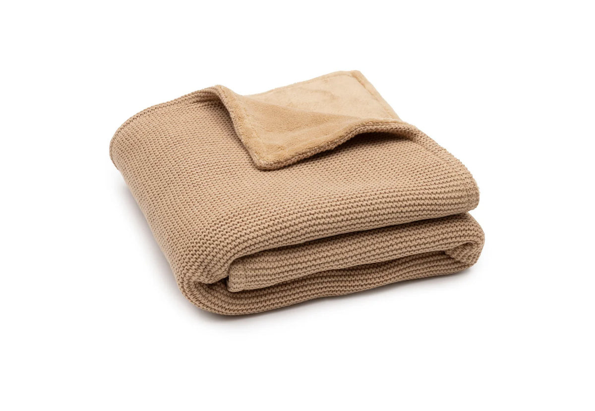 Deken Jollein basic knit & fleece  |  4 kleuren