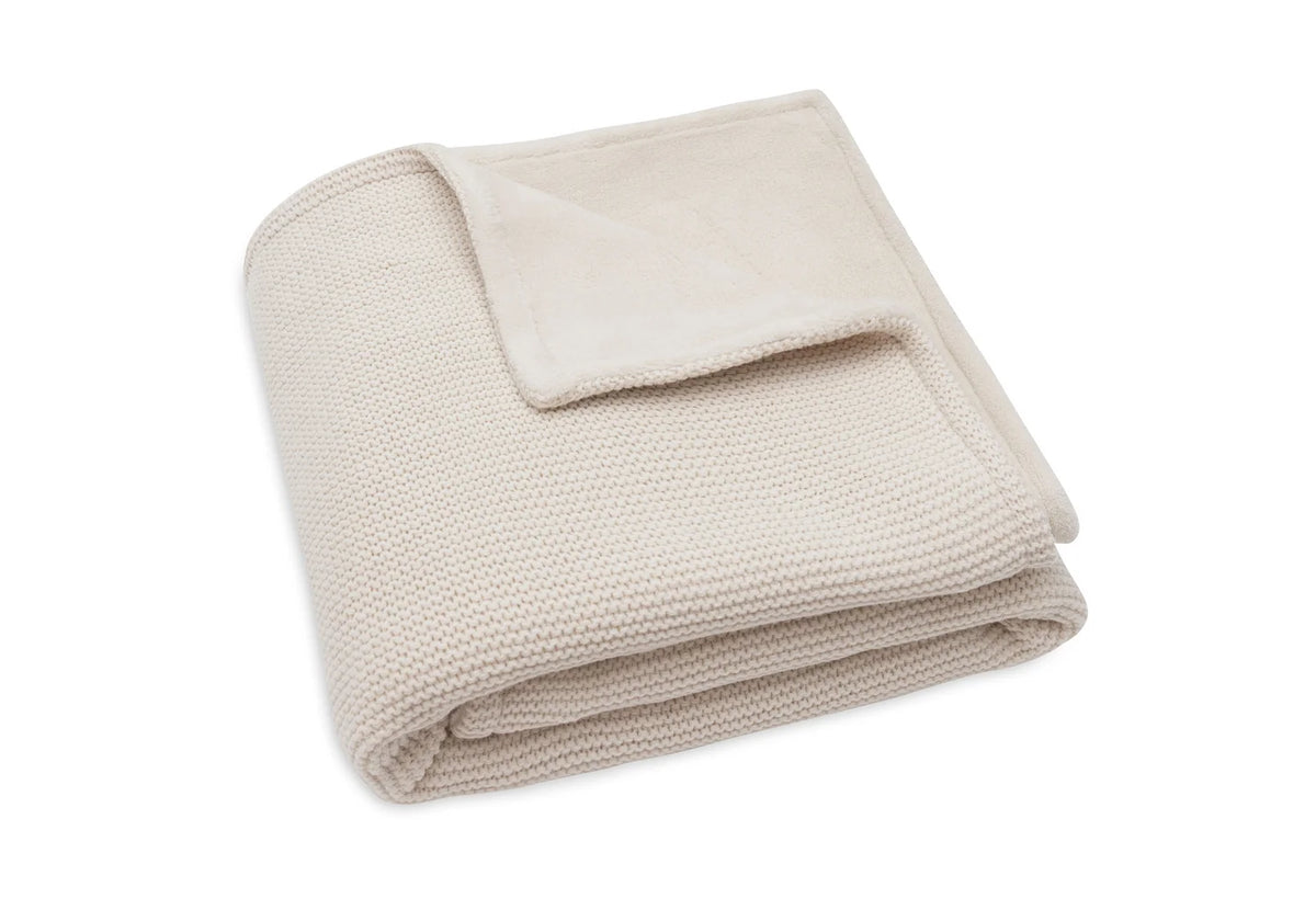 Deken Jollein basic knit & fleece  |  4 kleuren
