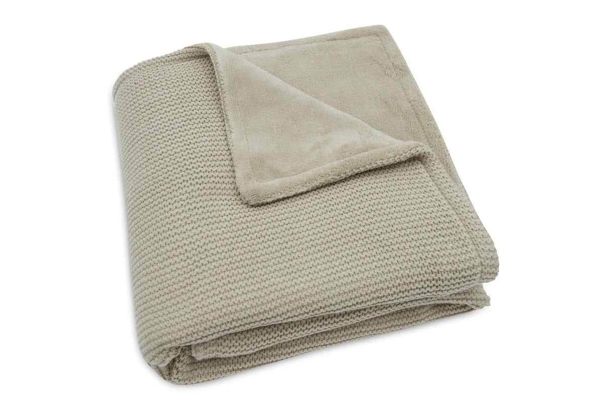 Deken Jollein basic knit & fleece  |  4 kleuren