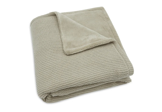 Deken Jollein basic knit & fleece  |  4 kleuren