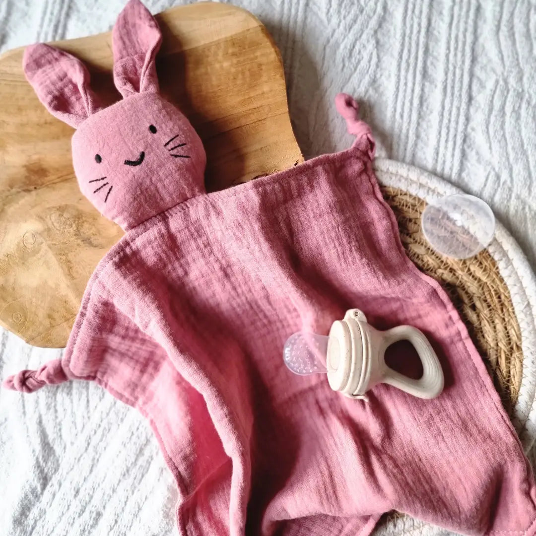 Knuffeldoek konijn tetra | 5 kleuren